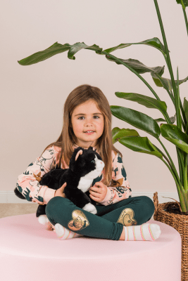 Katt mjukisdjur 30 cm Teddy Hermann