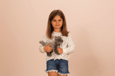 Katt mjukisdjur 20 cm Carthusian Teddy Hermann