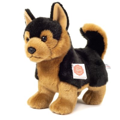Tysk schäferhund mjukisdjur 23 cm Hermann Teddy