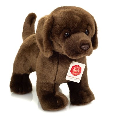 Labrador retriever (brun) mjukisdjur 30 cm Teddy Hermann