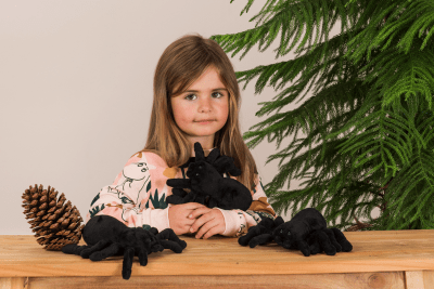 Spindel mjukisdjur 16 cm Hermann Teddy