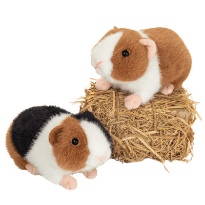 Marsvin mjukisdjur 19 cm trefärgad Teddy Hermann