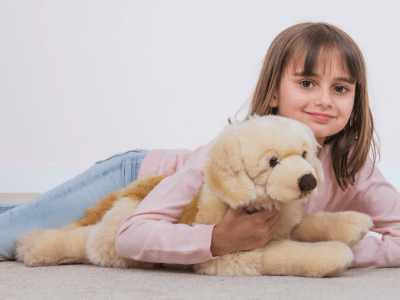 Golden retriever mjukisdjur 60 cm Hermann Teddy