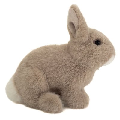 Kanin mjukisdjur 20 cm sittande grå Teddy Hermann