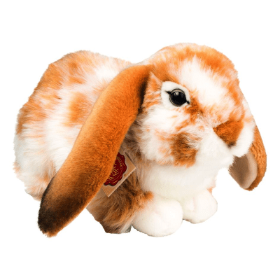 Kanin mjukisdjur 30 cm ljusbrun/vit Teddy Hermann