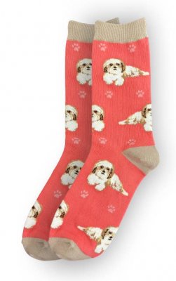 Shih tzu strumpor 1-pack ES 2
