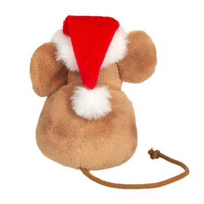 Mus mjukisdjur Julmus med julgran 11 cm Teddy Hermann
