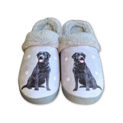 Labrador retriever (svart) tofflor ES