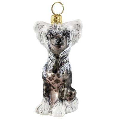 Chinese crested dog julprydnad