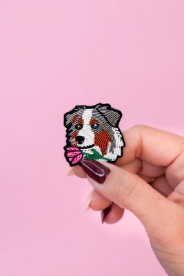 Australian shepherd brosch Malicieuse