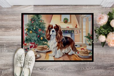 Cavalier king charles spaniel dörrmatta 2 strl julmotiv