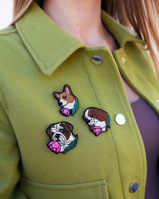 Cavalier king charles spaniel brosch Malicieuse