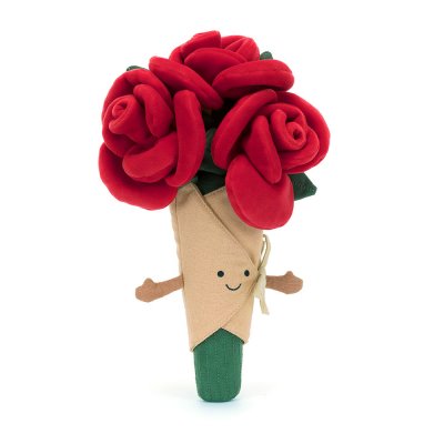 Blombukett mjukisdjur Amuseables Rose Bouquet Jellycat