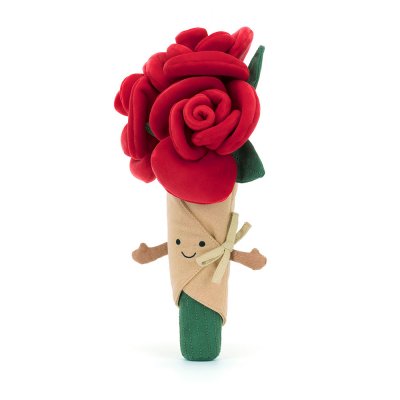 Blombukett mjukisdjur Amuseables Rose Bouquet Jellycat