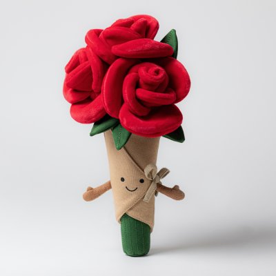 Blombukett mjukisdjur Amuseables Rose Bouquet Jellycat