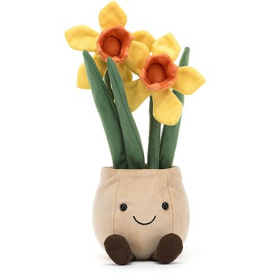 Påsklilja mjukisdjur Amuseables Daffodil Pot Jellycat
