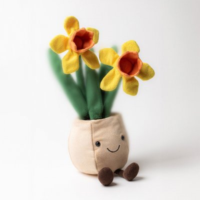 Påsklilja mjukisdjur Amuseables Daffodil Pot Jellycat