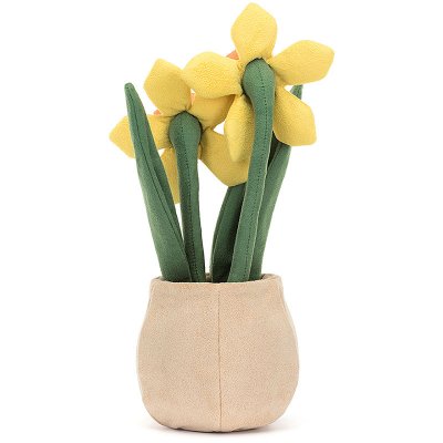 Påsklilja mjukisdjur Amuseables Daffodil Pot Jellycat