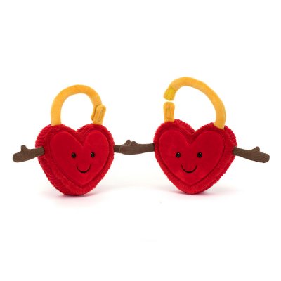 Hänglås mjukisdjur Amuseables Val & Tina Love Locks Jellycat