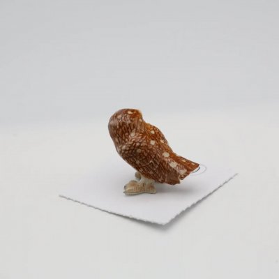 Uggla miniatyr porslinsfigur Athene Burrowing Owl