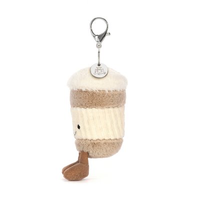 Amuseables Coffee-To-Go Bag Charm JellyCat