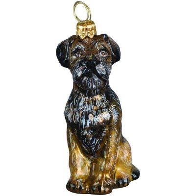 FÖRBESTÄLL! Borderterrier julprydnad