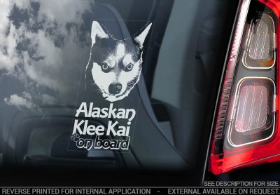 Alaskan klee kai bildekal