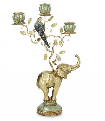 Ljusstake Elefant Alot