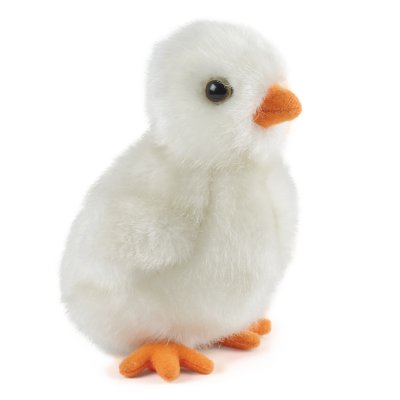 Kyckling mjukisdjur White Fluffy Chick Living Nature