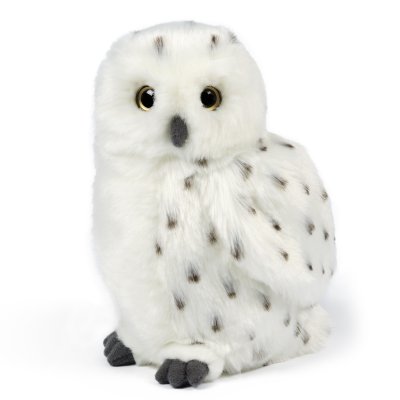 Snöuggla mjukisdjur Snowy Owl Medium Living Nature