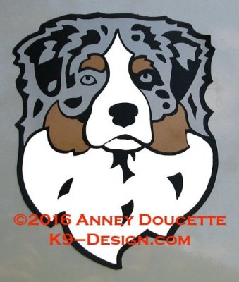 Australian shepherd bilmagnet