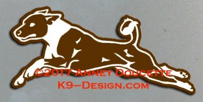 Basenji bilmagnet Anney