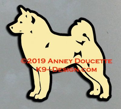 Norsk buhund bilmagnet
