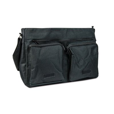 Axelremsväska textil större