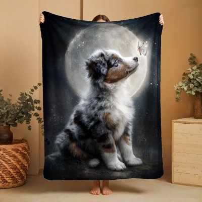 Australian shepherd fleecefilt 1 JB