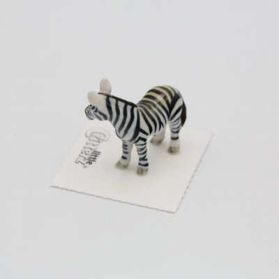 Zebra miniatyr porslinsfigur Flicker