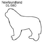 Newfoundlandshund pepparkaksform