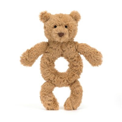 FÖRBESTÄLL! Bartholomew Bear Ring Rattle JellyCat