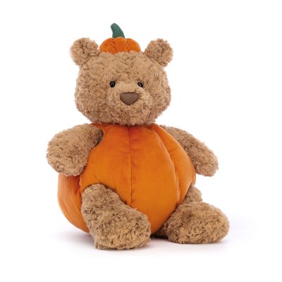 björn mjukisdjur Bartholomew Bear Pumpkin JellyCat