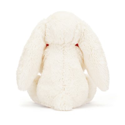 Kanin med hjärta mjukisdjur Bashful Red Love Heart Bunny medium JellyCat