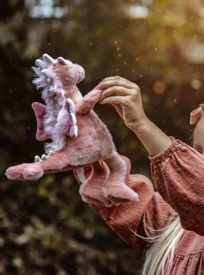 Drake mjukisdjur 20 cm Hearts Bearhouse by Charlie Bears