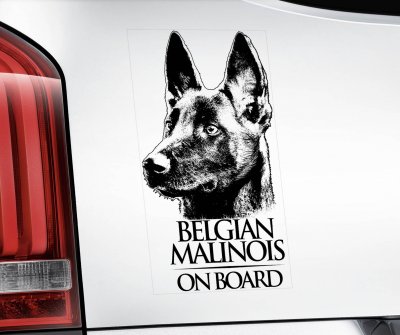Malinois bildekal