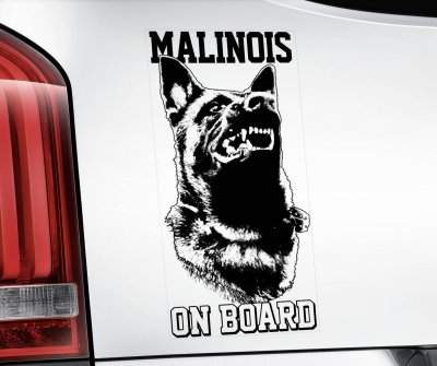 Malinois bildekal