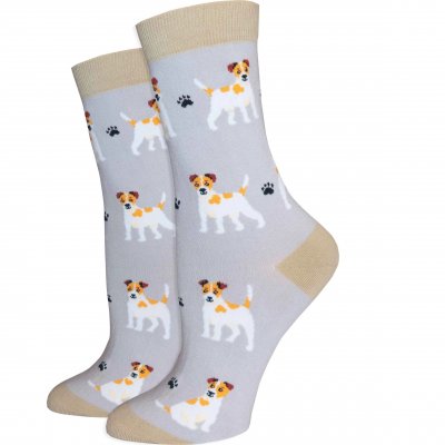 Jack russell terrier strumpor 1-pack dam Imagery