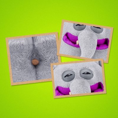Fuggler mjukisdjur Chunky Fuggs Trunkles 45 cm