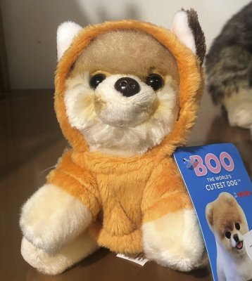 Pomeranian mjukisdjur Boo Fox / Räv