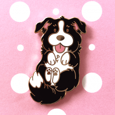 Border collie pin