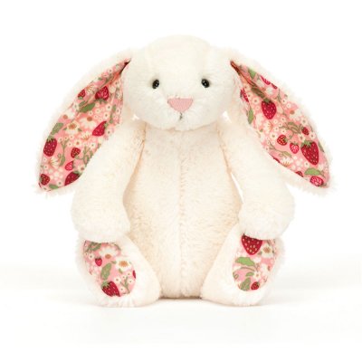 Kanin mjukisdjur Blossom Cream Bunny 'Berry' Small JellyCat