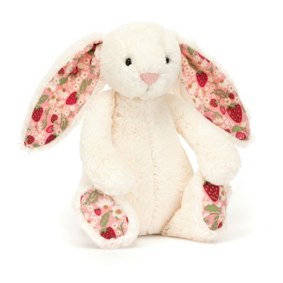 Kanin mjukisdjur Blossom Cream Bunny 'Berry' Small JellyCat