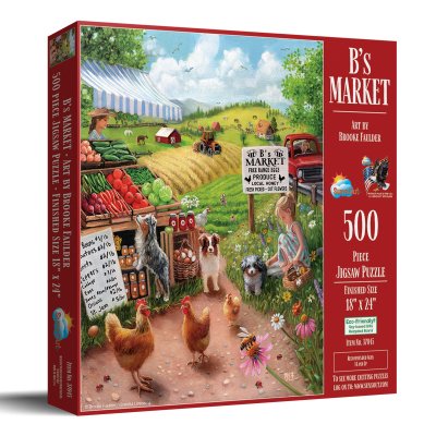 B's Market pussel 500 bitar XXL-bitar SunsOut